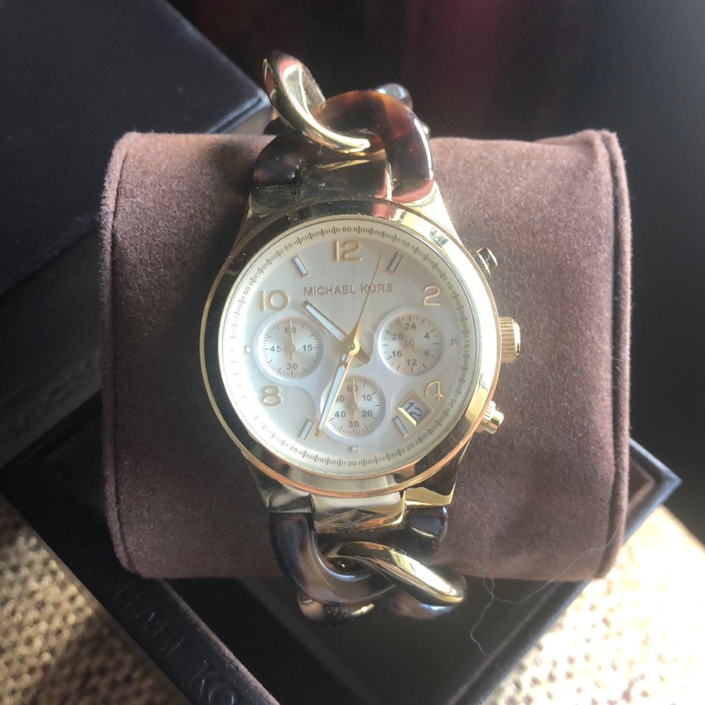 Michael Kors Chronograph Champagne Watch MK4222